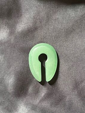 00 Gauge (10mm) Jade Jewelry For Stretched Piercings
